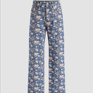Cider floral print jean